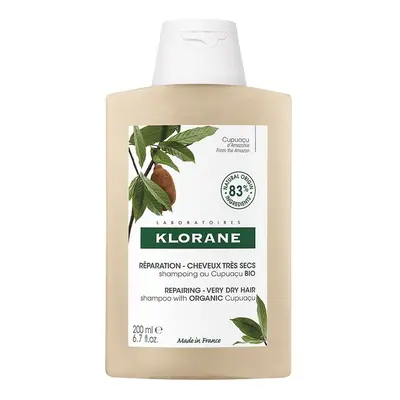 Klorane Vyživující šampon pro suché vlasy Bio Máslo Cupuaçu BIO (Repairing Shampoo) 200 ml