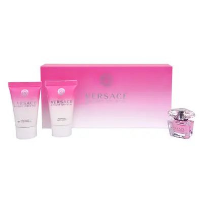 Versace Bright Crystal - miniatura EDT 5 ml + tělové mléko 25 ml + sprchový gel 25 ml