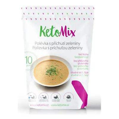 KetoMix Proteinová polévka 250 g (10 porcí) - s příchutí zeleniny