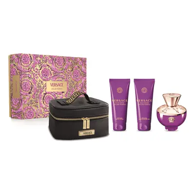 Versace Dylan Purple - EDP 100 ml + tělové mléko 100 ml + sprchový gel 100 ml + kosmetický kufří