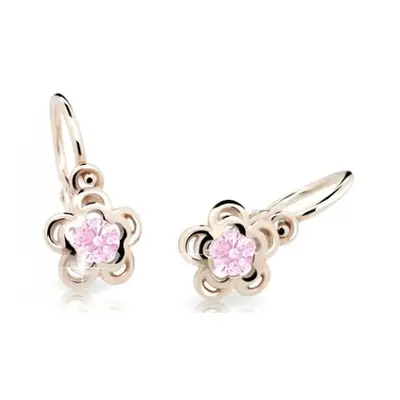 Cutie Jewellery Dětské náušnice z růžového zlata C2204-10-X-4 růžová