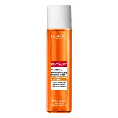 L´Oréal Paris Rozjasňující pleťové tonikum Revitalift Vitamin C (Pore Perfecting Peeling Toner) 