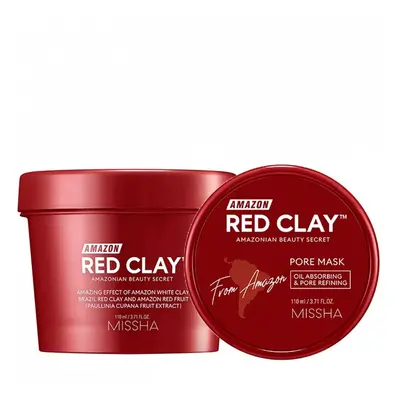 Missha Čisticí maska s červeným jílem Amazon Red Clay™ (Pore Mask) 110 ml