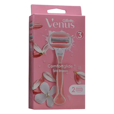 Gillette Holicí strojek Venus Comfort Glide Spa Breeze + 2 hlavice