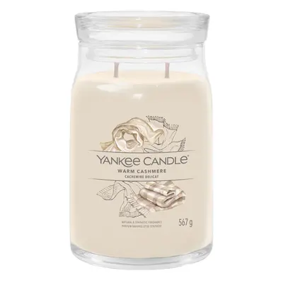 Yankee Candle Aromatická svíčka Signature sklo velké Warm Cashmere 567 g