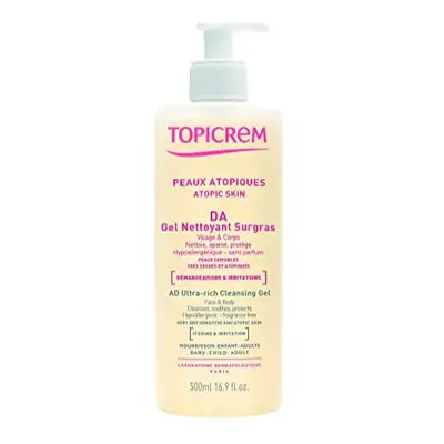 Topicrem Ultra výživný mycí gel AD (Ultra-Rich Cleansing Gel) 500 ml