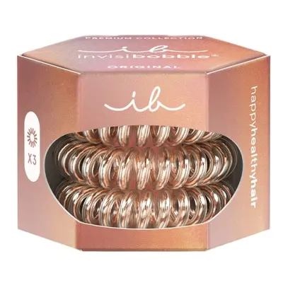 Invisibobble Gumička do vlasů Original Premium Bronze me Pretty 3 ks