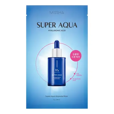 Missha Hydratační plátýnková maska s kyselinou hyaluronovou Super Aqua (Ampoule Mask) 28 g