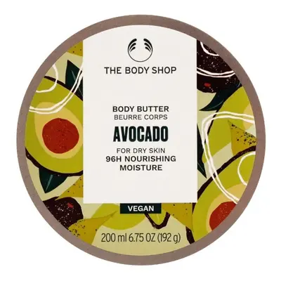 The Body Shop Tělové máslo pro suchou pokožku Avocado (Body Butter) 200 ml