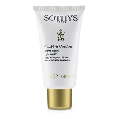 SOTHYS Paris Lehký krém pro pleť s křehkými kapilárami Clarté & Confort (Light Cream) 50 ml