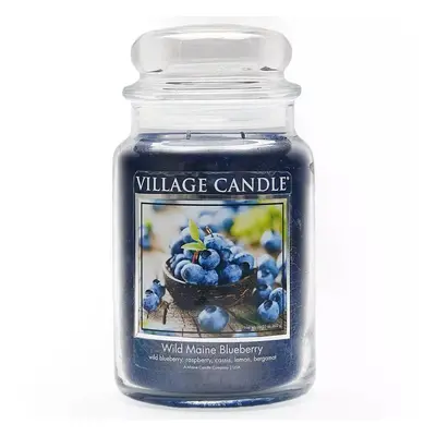 Village Candle Vonná svíčka ve skle Wild Maine Blueberry 602 g