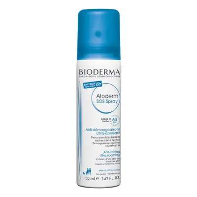 Bioderma Protisvědivý zklidňující sprej Atoderm SOS Spray (Anti-Itching Ultra-Soothing) 200 ml