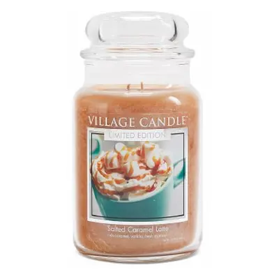 Village Candle Vonná svíčka ve skle Salted Caramel Latte 602 g