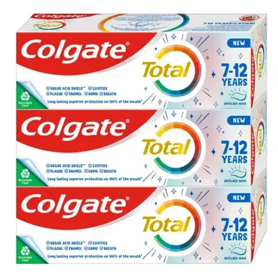 Colgate Dětská zubní pasta Total Junior Trio 3 x 50 ml