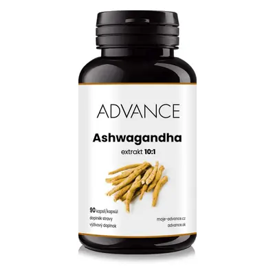 Advance nutraceutics Ashwangandha 90 kapslí - extrakt 10:1