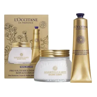 L'Occitane en Provence Dárková sada Pro-Youth Shea Immortelle Body & Hands Duo