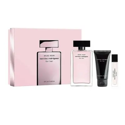 Narciso Rodriguez Musc Noir - EDP 100 ml + tělové mléko 50 ml + EDP 10 ml