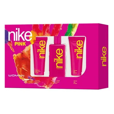 Nike Pink Woman - EDT 100 ml + tělové mléko 75 ml + sprchový gel 75 ml