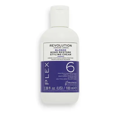 Revolution Haircare Bezoplachový stylingový krém pro blond vlasy Blonde Plex 6 (Bond Restore Sty