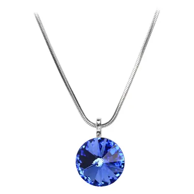 Levien Elegantní náhrdelník Rivoli Sapphire