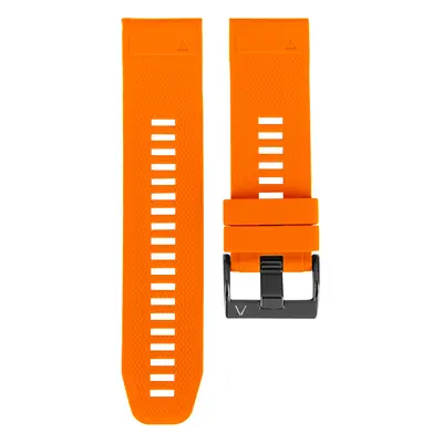 4wrist Silikonový řemínek pro Garmin Fenix 7X/Fenix 6X/Fenix 5X Plus/Fenix 3 - 26 mm - Orange