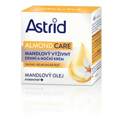 Astrid Mandlový výživný denní a noční krém pro suchou a velmi suchou pleť Almond Care 50 ml