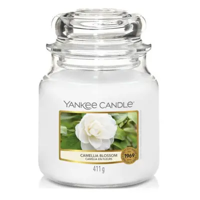 Yankee Candle Aromatická svíčka Classic střední Camellia Blossom 411 g