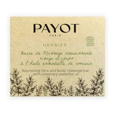 Payot Tuhý tělový a obličejový krém Herbier (Nourishing Face and Body Massage Bar) 50 g