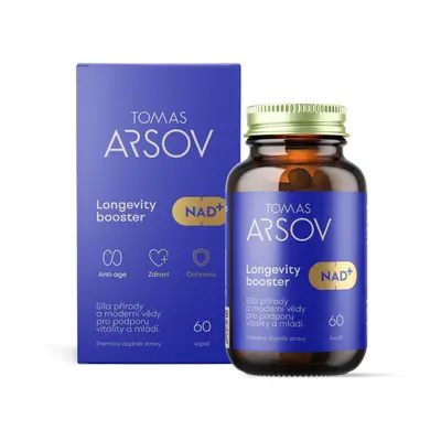 Tomas Arsov Longevity booster NAD+ doplněk stravy 60 kapslí