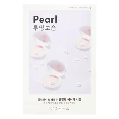 Missha Rozjasňující pleťová maska Pearl (Airy Fit Sheet Mask) 19 g