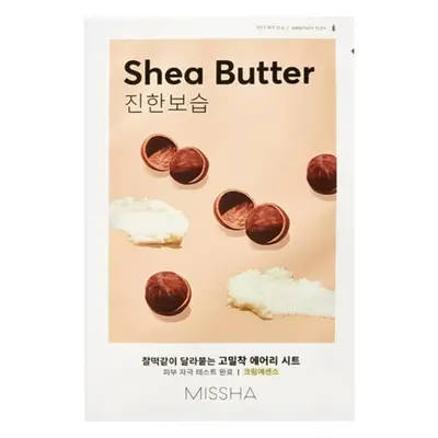 Missha Hydratační pleťová maska Airy Fit Sheet Mask (Shea Butter) 1 ks