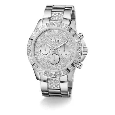 Guess Mens Silver Tone Multi-function Watch GW0796G1