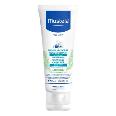 Mustela Dětský balzám s borovicovou esencí pro klidný spánek (Soothing Chest Rub) 40 ml