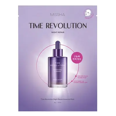 Missha Anti-age plátýnková maska Time Revolution Night Repair (Ampoule Mask) 30 g