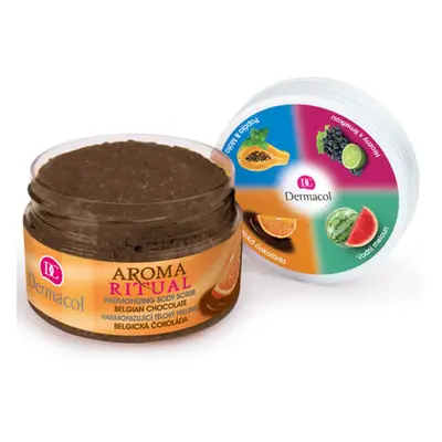 Dermacol Harmonizující tělový peeling Aroma Ritual Belgická čokoláda (Harmonizing Body Scrub) 20