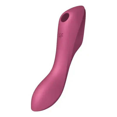 Satisfyer Vibrátor na stimulaci klitorisu Curvy Trinity 3 Red