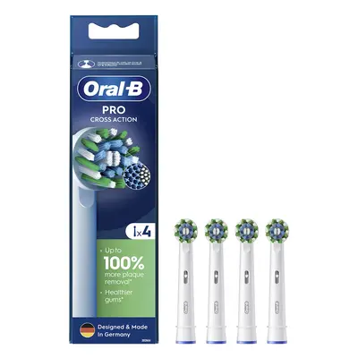 Oral B Náhradní kartáčkové hlavice Cross Action EB50 4 ks