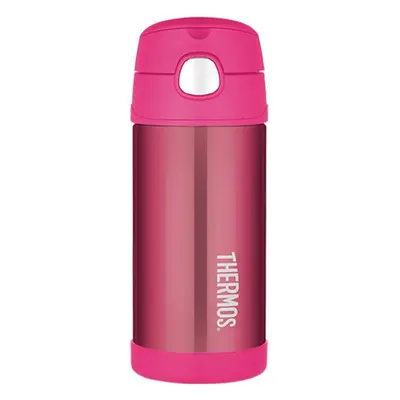 Thermos FUNtainer Dětská termoska s brčkem - růžová 355 ml