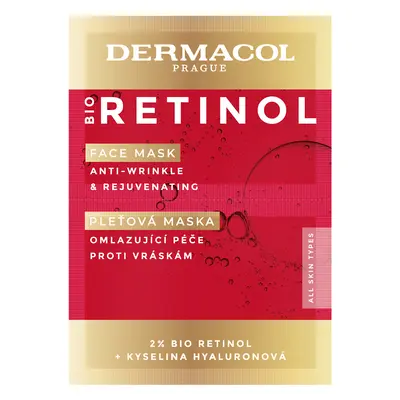 Dermacol Pleťová maska Bio Retinol (Face Mask) 2 x 8 ml