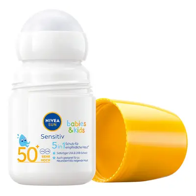 Nivea Opalovací mléko pro děti SPF 50+ (Sun Kids Protect & Sensitive Roll-On) 50 ml