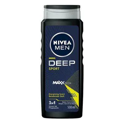 Nivea Sprchový gel na obličej, tělo i vlasy pro muže Deep Sport Men (Body, Face & Hair Shower Ge