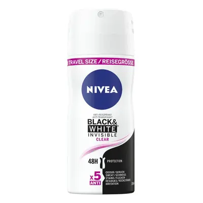 Nivea Antiperspirant ve spreji Invisible Black & White Clear (Antiperspirant) 100 ml