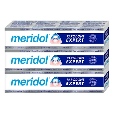 Meridol Zubní pasta proti krvácení dásní a parodontitidě Paradont Expert tripack 3 x 75 ml