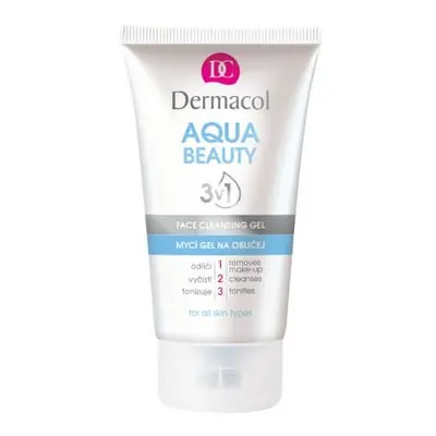 Dermacol Mycí gel na obličej s mořskými řasami Aqua Beauty 3v1 (Face Cleansing Gel) 150 ml