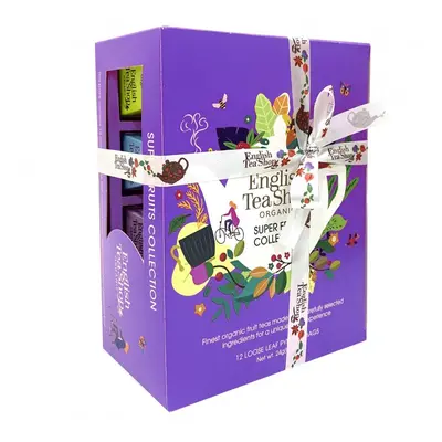 English Tea Shop Dárková kolekce Super fruits modrá BIO 12 pyramidek