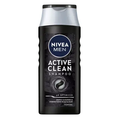 Nivea Šampon s aktivním uhlím pro muže Active Clean 250 ml