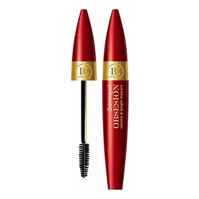 Dermacol Řasenka pro objem a délku řas (Obsesión Volume & Length Mascara) 12 ml 01 Black