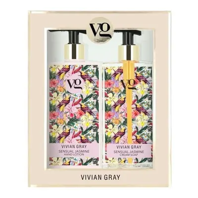 Vivian Gray Kosmetická sada Sensual Jasmine (Cream Soap & Hand Lotion)