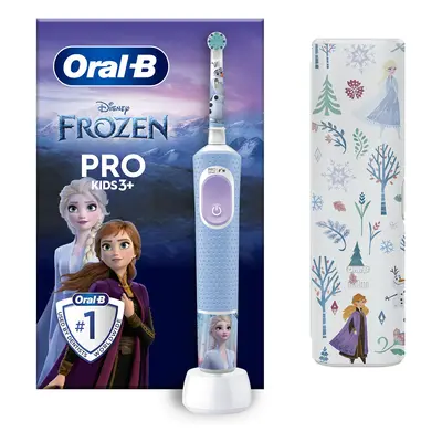 Oral B Elektrický zubní kartáček s cestovním pouzdrem Vitality Pro Kids Frozen