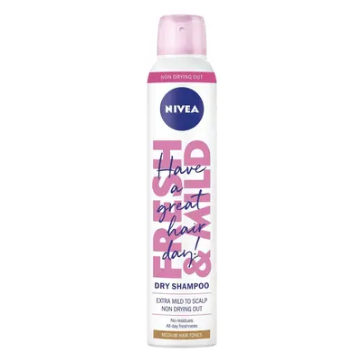 Nivea Suchý šampon pro světlejší tón vlasů (Dry Shampoo Medium Tones) 200 ml